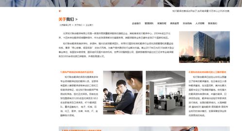 北京專業翻譯公司應具備官方網站的重要性